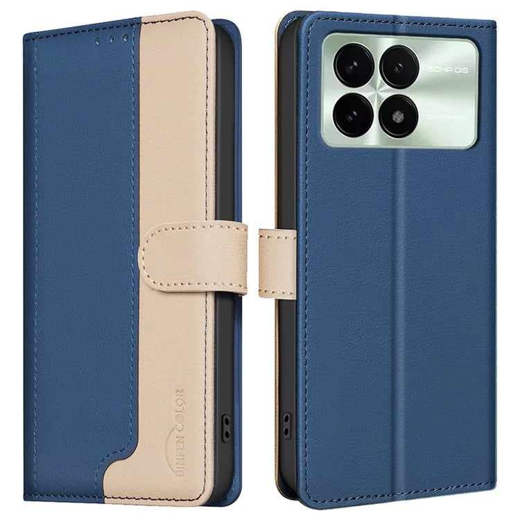 BINFEN COLOR BF33 For Xiaomi Poco F6 Pro 5G / Redmi K70 5G / K70 Pro 5G Leather Case RFID Blocking