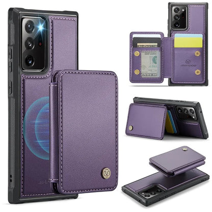 JEEHOOD J05 For Samsung Galaxy Note20 Ultra / Note20 Ultra 5G Case Detachable Card Bag