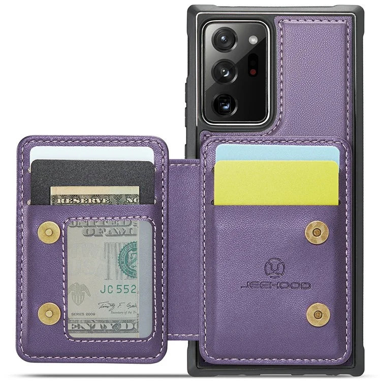 JEEHOOD J05 For Samsung Galaxy Note20 Ultra / Note20 Ultra 5G Case Detachable Card Bag