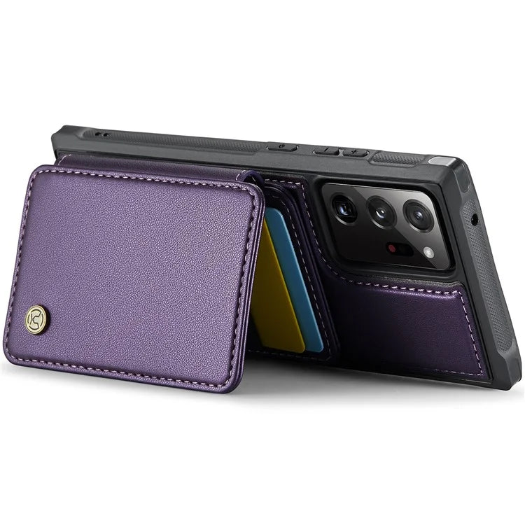 JEEHOOD J05 For Samsung Galaxy Note20 Ultra / Note20 Ultra 5G Case Detachable Card Bag