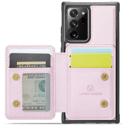 JEEHOOD J05 For Samsung Galaxy Note20 Ultra / Note20 Ultra 5G Case Detachable Card Bag