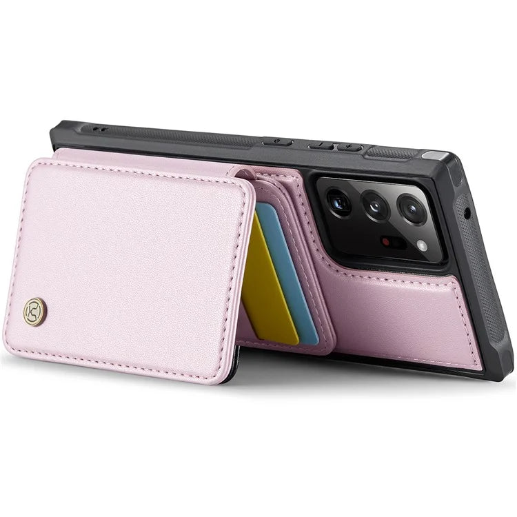 JEEHOOD J05 For Samsung Galaxy Note20 Ultra / Note20 Ultra 5G Case Detachable Card Bag