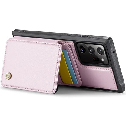 JEEHOOD J05 For Samsung Galaxy Note20 Ultra / Note20 Ultra 5G Case Detachable Card Bag