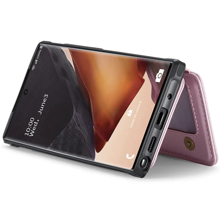 JEEHOOD J05 For Samsung Galaxy Note20 Ultra / Note20 Ultra 5G Case Detachable Card Bag