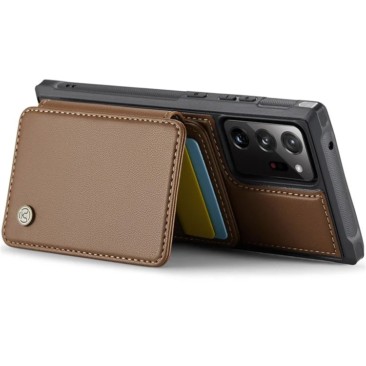 JEEHOOD J05 For Samsung Galaxy Note20 Ultra / Note20 Ultra 5G Case Detachable Card Bag