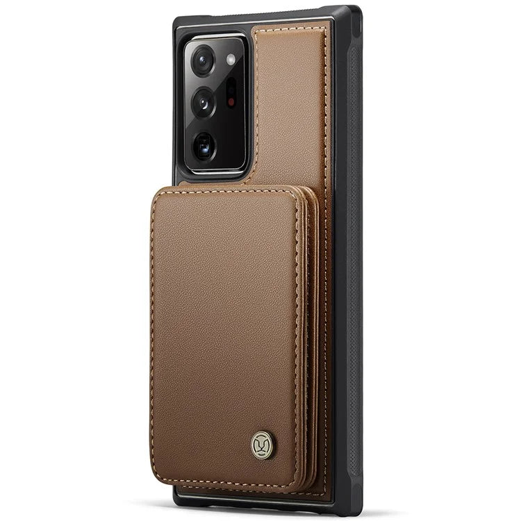 JEEHOOD J05 For Samsung Galaxy Note20 Ultra / Note20 Ultra 5G Case Detachable Card Bag