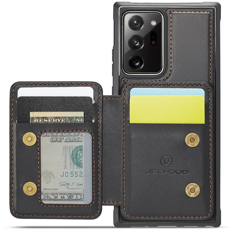 JEEHOOD J05 For Samsung Galaxy Note20 Ultra / Note20 Ultra 5G Case Detachable Card Bag