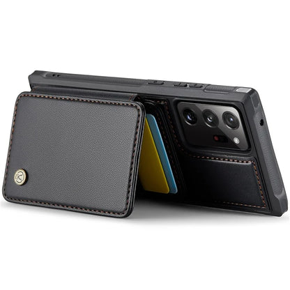 JEEHOOD J05 For Samsung Galaxy Note20 Ultra / Note20 Ultra 5G Case Detachable Card Bag