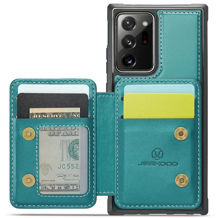 JEEHOOD J05 For Samsung Galaxy Note20 Ultra / Note20 Ultra 5G Case Detachable Card Bag