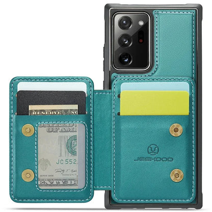 JEEHOOD J05 For Samsung Galaxy Note20 Ultra / Note20 Ultra 5G Case Detachable Card Bag