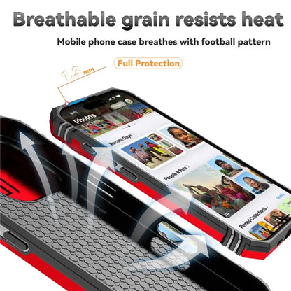 For iPhone 16 Pro Case Ring Kickstand PC+TPU Phone Cover with Camshield