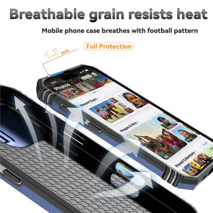 For iPhone 16 Pro Case Ring Kickstand PC+TPU Phone Cover with Camshield
