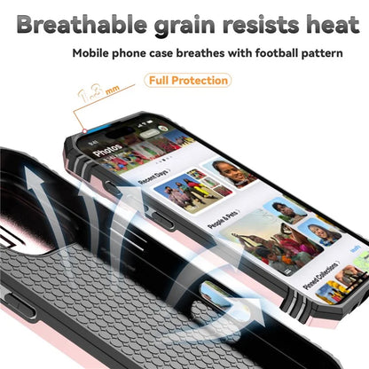 For iPhone 16 Pro Case Ring Kickstand PC+TPU Phone Cover with Camshield