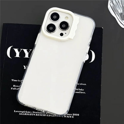 For iPhone 15 Pro Max Case Anti Scratch Hard PC Soft TPU Phone Cover