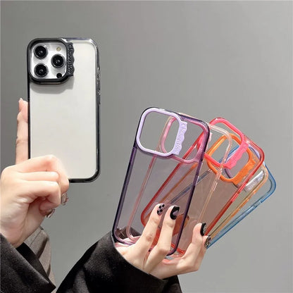 For iPhone 15 Pro Case PC + TPU Dual Layer Protective Phone Cover