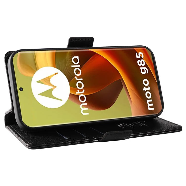 YIKATU YK-007 For Motorola Moto G85 5G / S50 Neo 5G Phone Case PU Leather Stand Anti-Drop Wallet Cover