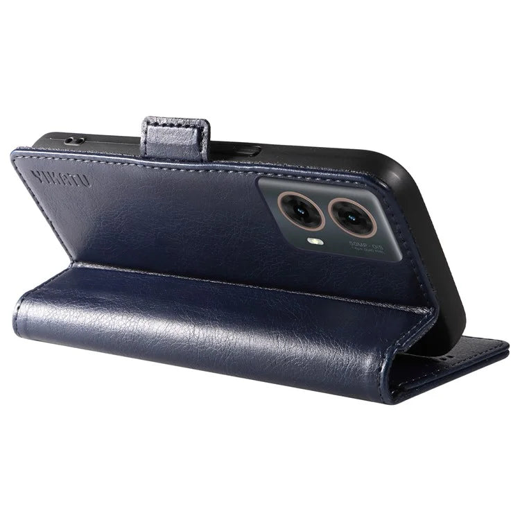 YIKATU YK-007 For Motorola Moto G85 5G / S50 Neo 5G Phone Case PU Leather Stand Anti-Drop Wallet Cover