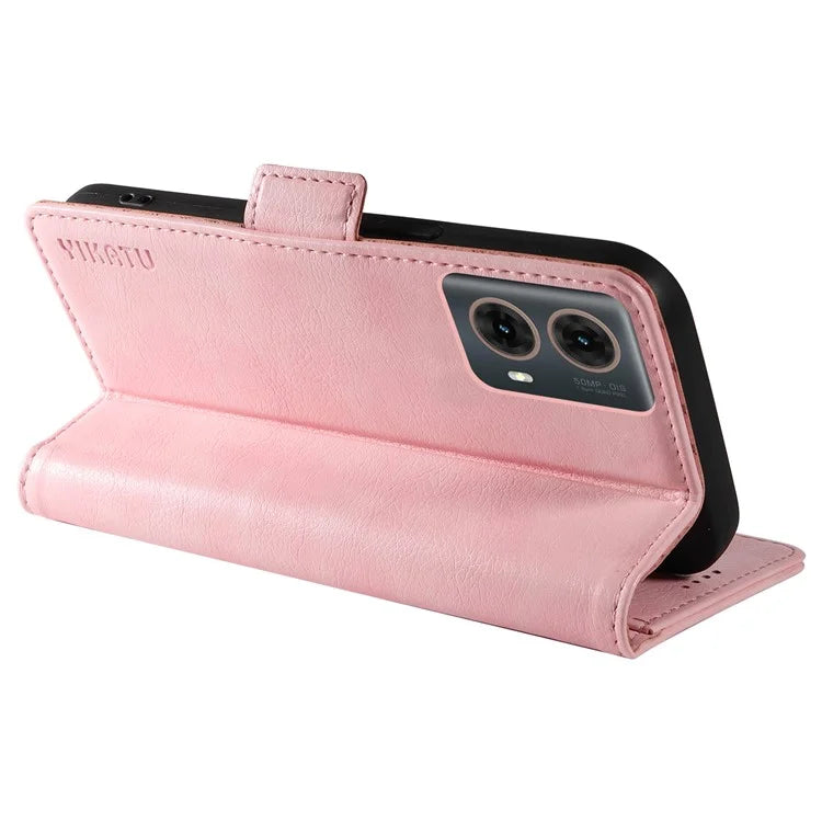 YIKATU YK-007 For Motorola Moto G85 5G / S50 Neo 5G Phone Case PU Leather Stand Anti-Drop Wallet Cover