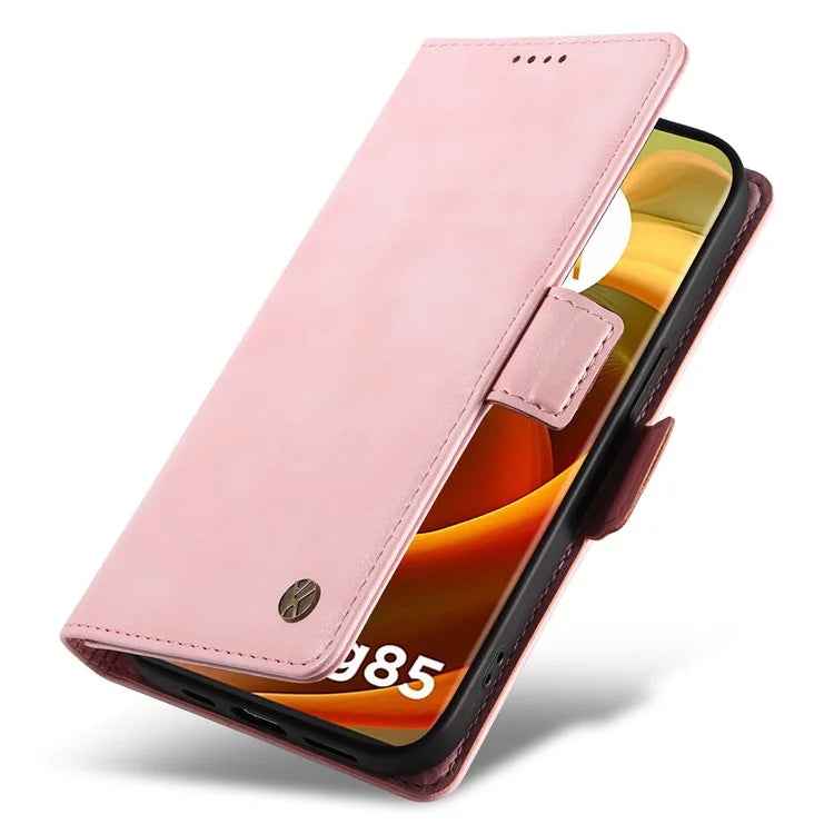 YIKATU YK-007 For Motorola Moto G85 5G / S50 Neo 5G Phone Case PU Leather Stand Anti-Drop Wallet Cover