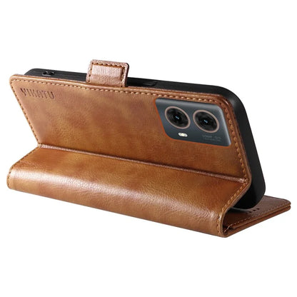 YIKATU YK-007 For Motorola Moto G85 5G / S50 Neo 5G Phone Case PU Leather Stand Anti-Drop Wallet Cover