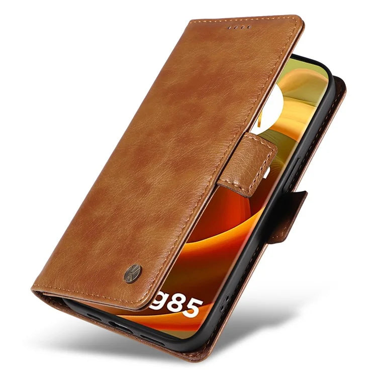 YIKATU YK-007 For Motorola Moto G85 5G / S50 Neo 5G Phone Case PU Leather Stand Anti-Drop Wallet Cover
