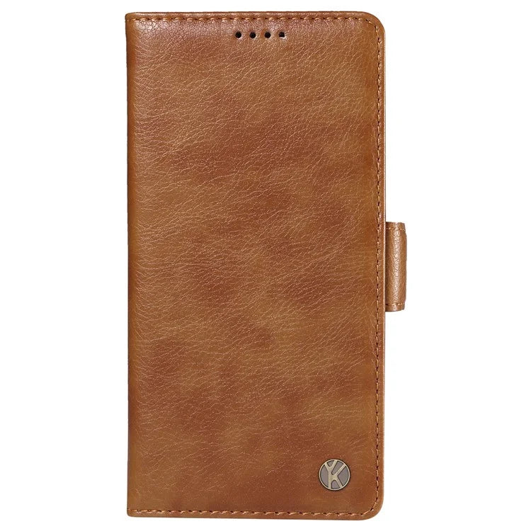 YIKATU YK-007 For Motorola Moto G85 5G / S50 Neo 5G Phone Case PU Leather Stand Anti-Drop Wallet Cover