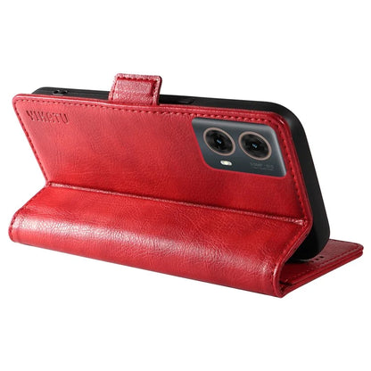 YIKATU YK-007 For Motorola Moto G85 5G / S50 Neo 5G Phone Case PU Leather Stand Anti-Drop Wallet Cover