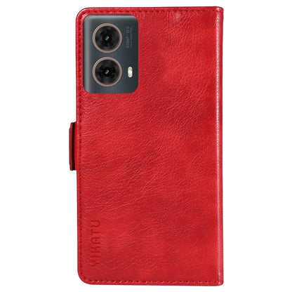 YIKATU YK-007 For Motorola Moto G85 5G / S50 Neo 5G Phone Case PU Leather Stand Anti-Drop Wallet Cover