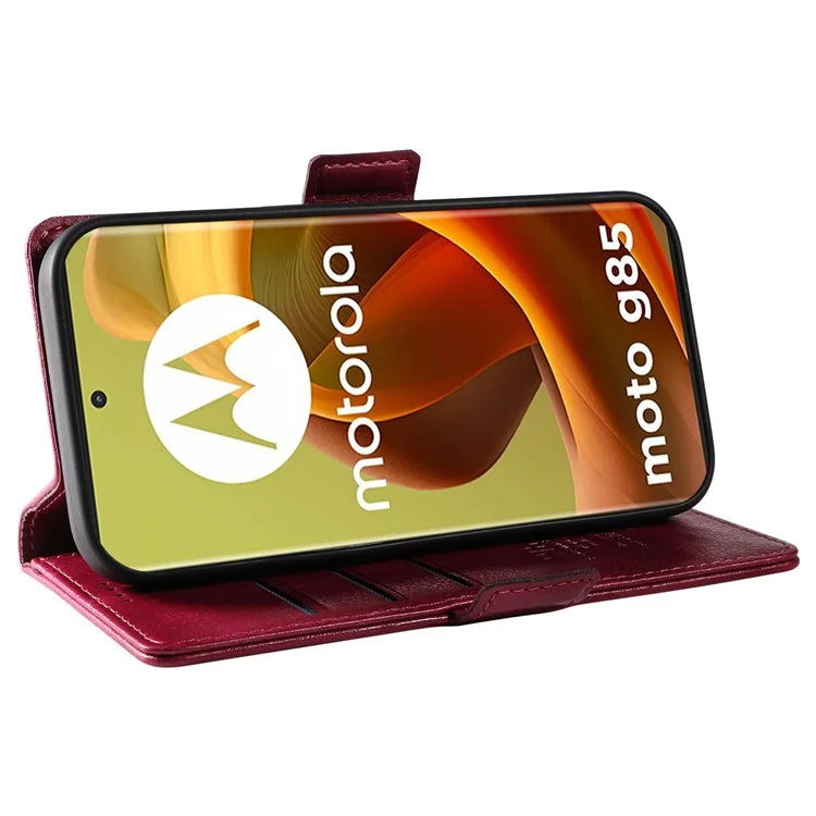 YIKATU YK-007 For Motorola Moto G85 5G / S50 Neo 5G Phone Case PU Leather Stand Anti-Drop Wallet Cover
