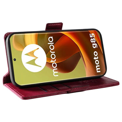 YIKATU YK-007 For Motorola Moto G85 5G / S50 Neo 5G Phone Case PU Leather Stand Anti-Drop Wallet Cover