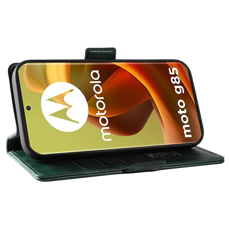 YIKATU YK-007 For Motorola Moto G85 5G / S50 Neo 5G Phone Case PU Leather Stand Anti-Drop Wallet Cover