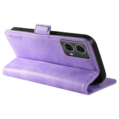 YIKATU YK-007 For Motorola Moto G85 5G / S50 Neo 5G Phone Case PU Leather Stand Anti-Drop Wallet Cover