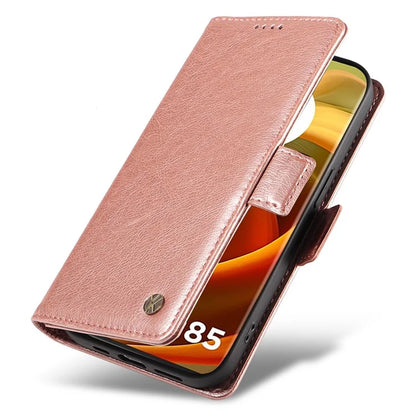 YIKATU YK-007 For Motorola Moto G85 5G / S50 Neo 5G Phone Case PU Leather Stand Anti-Drop Wallet Cover