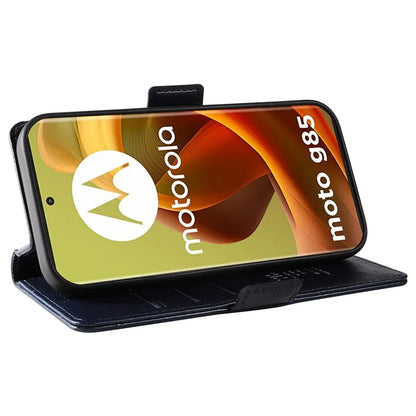 YIKATU YK-007 For Motorola Moto G85 5G / S50 Neo 5G Phone Case PU Leather Stand Anti-Drop Wallet Cover