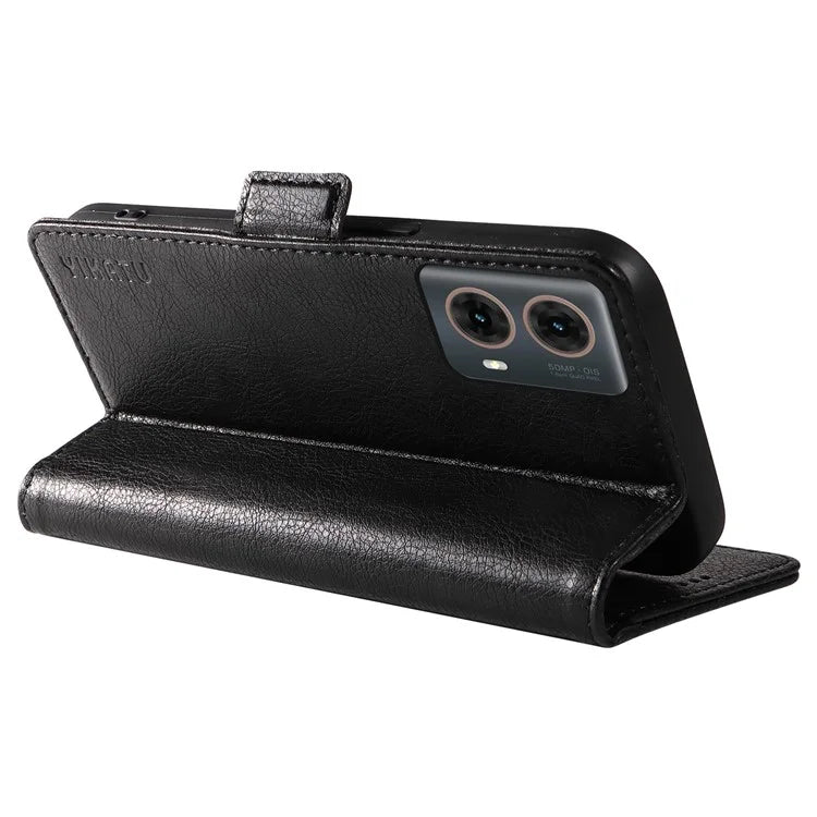 YIKATU YK-007 For Motorola Moto G85 5G / S50 Neo 5G Phone Case PU Leather Stand Anti-Drop Wallet Cover