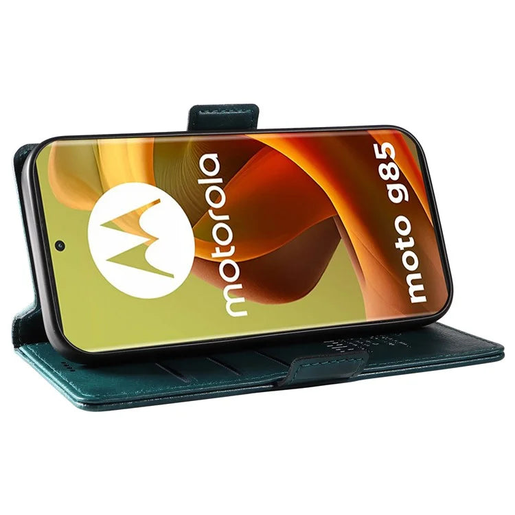 YIKATU YK-007 For Motorola Moto G85 5G / S50 Neo 5G Phone Case PU Leather Stand Anti-Drop Wallet Cover
