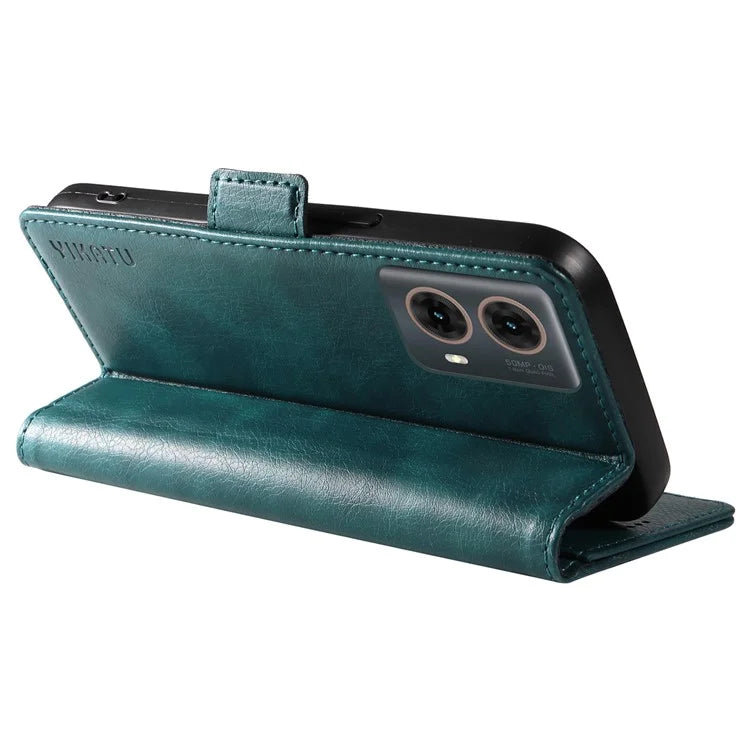 YIKATU YK-007 For Motorola Moto G85 5G / S50 Neo 5G Phone Case PU Leather Stand Anti-Drop Wallet Cover