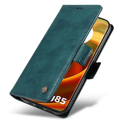 YIKATU YK-007 For Motorola Moto G85 5G / S50 Neo 5G Phone Case PU Leather Stand Anti-Drop Wallet Cover