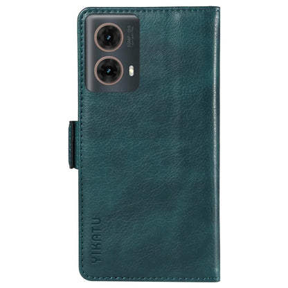 YIKATU YK-007 For Motorola Moto G85 5G / S50 Neo 5G Phone Case PU Leather Stand Anti-Drop Wallet Cover