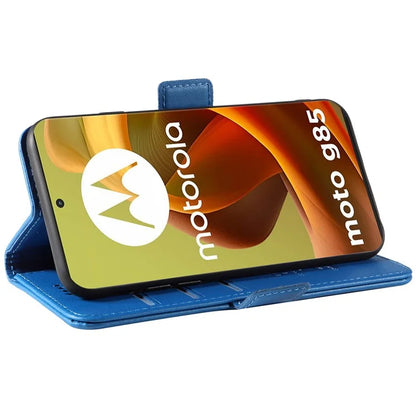 YIKATU YK-003 For Motorola Moto G85 5G / S50 Neo 5G Case PU Leather Phone Cover with Wallet Stand