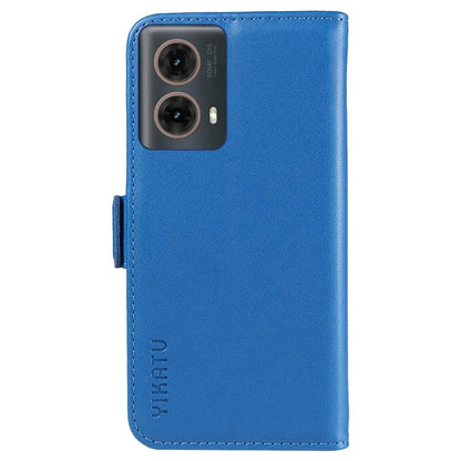 YIKATU YK-003 For Motorola Moto G85 5G / S50 Neo 5G Case PU Leather Phone Cover with Wallet Stand