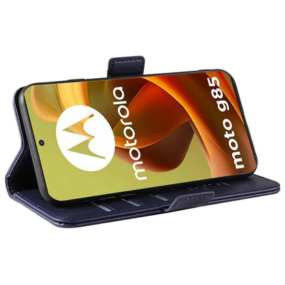 YIKATU YK-003 For Motorola Moto G85 5G / S50 Neo 5G Case PU Leather Phone Cover with Wallet Stand