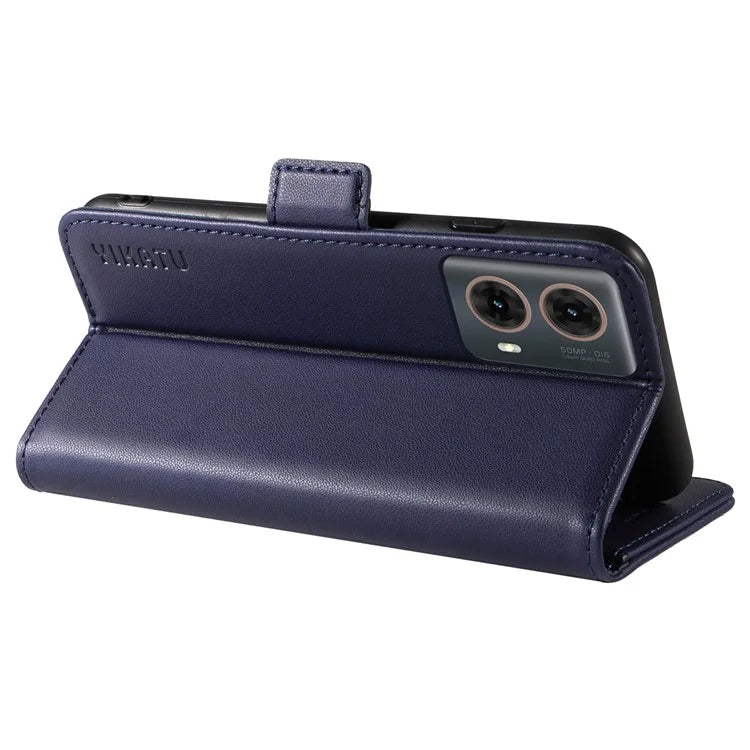 YIKATU YK-003 For Motorola Moto G85 5G / S50 Neo 5G Case PU Leather Phone Cover with Wallet Stand