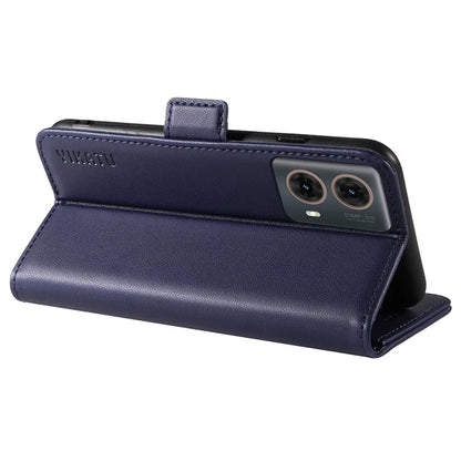 YIKATU YK-003 For Motorola Moto G85 5G / S50 Neo 5G Case PU Leather Phone Cover with Wallet Stand