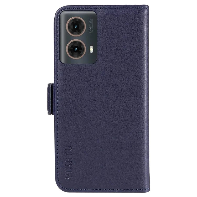 YIKATU YK-003 For Motorola Moto G85 5G / S50 Neo 5G Case PU Leather Phone Cover with Wallet Stand
