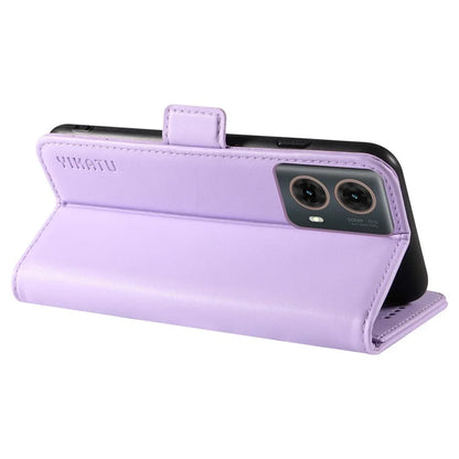YIKATU YK-003 For Motorola Moto G85 5G / S50 Neo 5G Case PU Leather Phone Cover with Wallet Stand