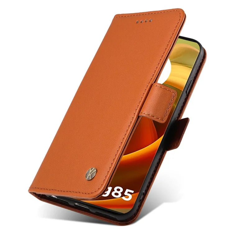 YIKATU YK-003 For Motorola Moto G85 5G / S50 Neo 5G Case PU Leather Phone Cover with Wallet Stand