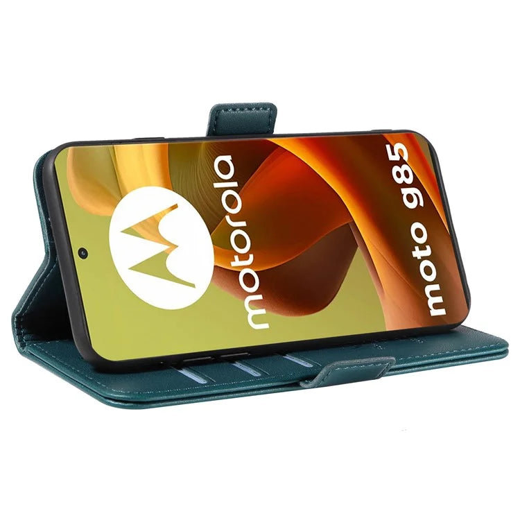 YIKATU YK-003 For Motorola Moto G85 5G / S50 Neo 5G Case PU Leather Phone Cover with Wallet Stand