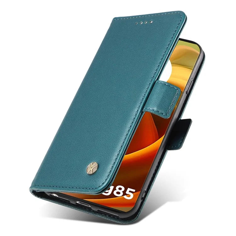 YIKATU YK-003 For Motorola Moto G85 5G / S50 Neo 5G Case PU Leather Phone Cover with Wallet Stand