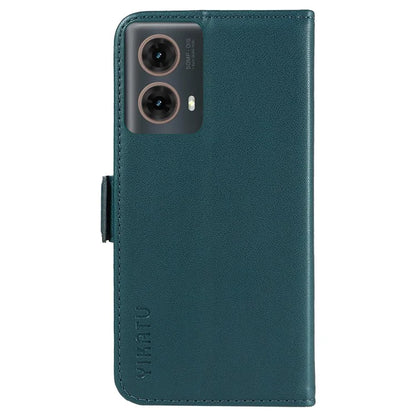 YIKATU YK-003 For Motorola Moto G85 5G / S50 Neo 5G Case PU Leather Phone Cover with Wallet Stand